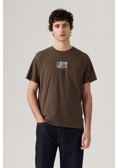Levi's Ss Relaxed Fit Tee Rope Serif Logo Brack Kahverengi Erkek T-shirt