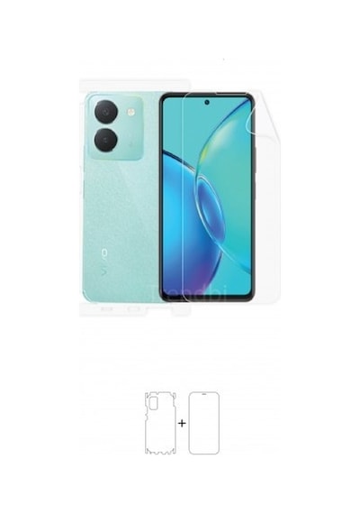 Vivo Y27s Ön, Arka Ve Yan 360 Derece Tam Kaplama Poliüretan Film