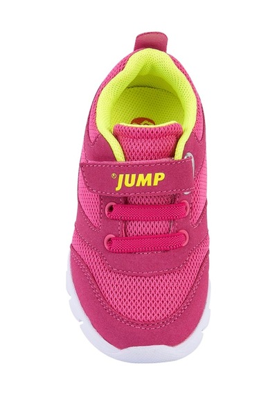 Jump 15666 Fuşya Neon Sarı Kız Çocuk Spor Ayakkabı Fuşya