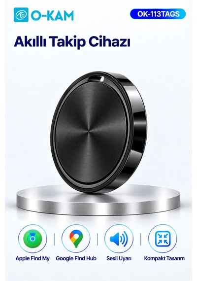O-kam Ok-113tags Yuvarlak Akıllı Takip Cihazı