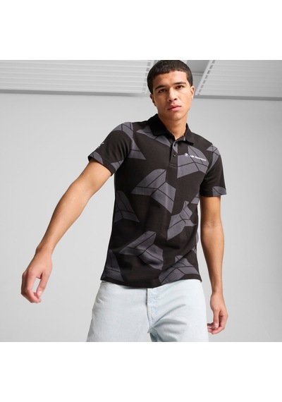 Puma Bmw M Motorsport Erkek Jacquard Polo 627463 01 Siyah
