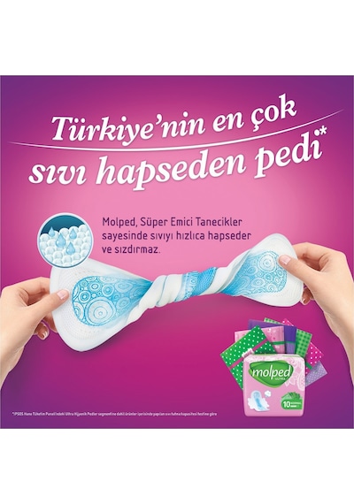 Molped Ultra Ped Gece 3 x 16'lı