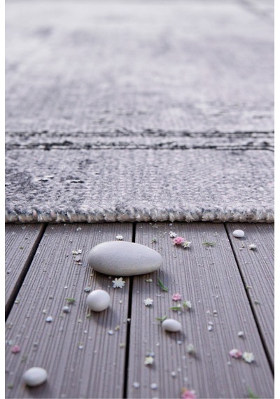 Gri Modern Kilim Beton Efektli Minimalist Desen, Kaymaz Taban, Yıkanabilir Halı Gri Gri
