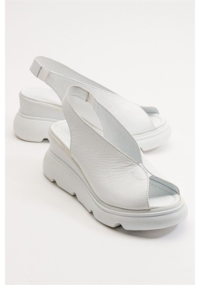 Zeyn Shoes 7672 Beyaz Kadın Ayakkabı 001