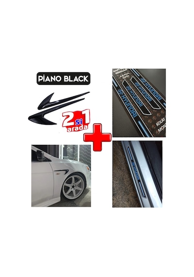 Hyundai Ix35 Kapı Eşiği Çamurluk Venti Piano Black