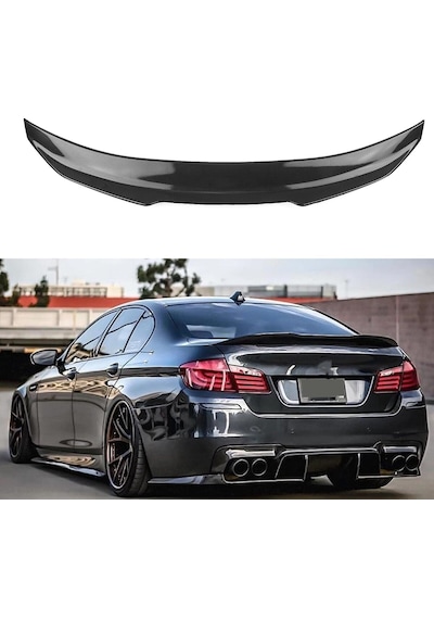 Bmw F10 2011-2017 Plastik Parlak Siyah Psm Spoyler Spoiler
