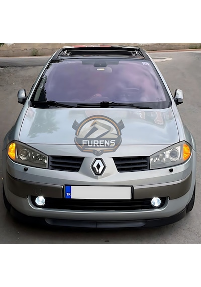 Renault Megane 2 2003-2008 Uyumlu H Lip Esnek Ön Lip 2 Parça Karlık Ön Ek Tampon Altı Dill