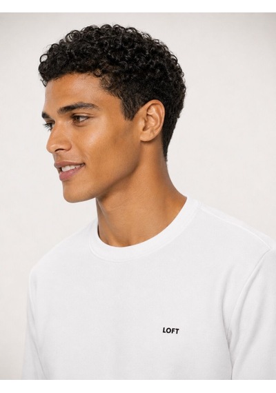 Loft Regular Fit Erkek Sweatshirt Lf2044038 Q1.v1 Beyaz