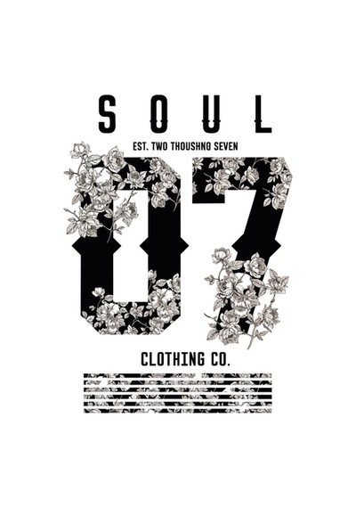 Spoyi Soul 07 Tasarımlı %100 Pamuk Yarım Oversize Beyaz T-shirt