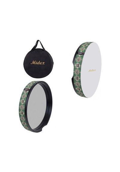 Midex Br-411 Kaliteli Bendir Def Akort Ayarlı El Tutma Oyuklu Çantalı