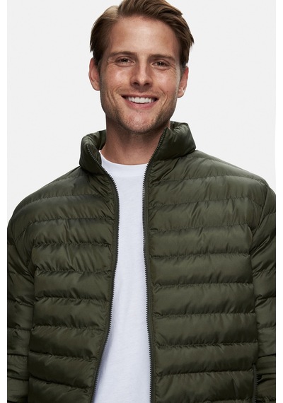 Ucla Northwın Yeşil Fermuarlı Ve Cepli Polyester Standard Fit Erkek Mont - Yeşil