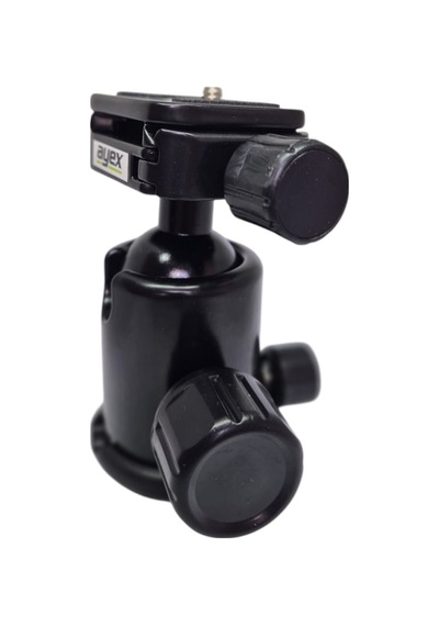 Ayex Kh-02 Tripod Kafa Ball Head, 360 Dönebilen, 10kg Taşıma Kapasiteli, Hızlı Bağlantı Plakalı, 1/4" Vida Uyumlu