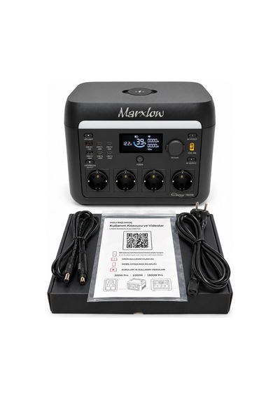 1800w Pro 1024wh Lifepo₄ Taşınabilir Güç Istasyonu Eps Acil Güç Besleme - 3000w Tepe Max Güç, 140w Usb-c, Kablosuz Şarj, Wi-fi