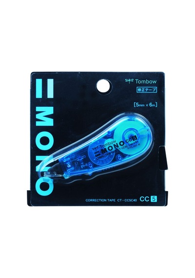 Tombow Mini Şerit Silici 5mmx6m, Şeffaf Mavi Genel