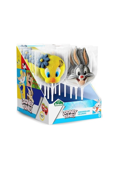 Relkon Lisanslı Looney Tunes Marshmallow Lolipop 12 x 45 G