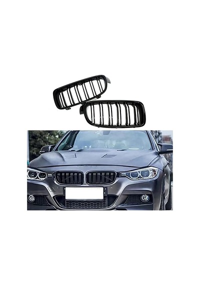 Bmw F30 2012-2018 M3 Siyah Ön Panjur Ön Böbrek