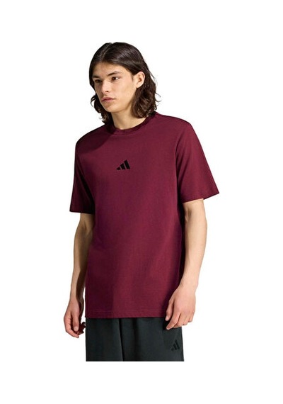 Adidas M Sl Sj T Erkek Günlük Tişört Kf2403 Kırmızı