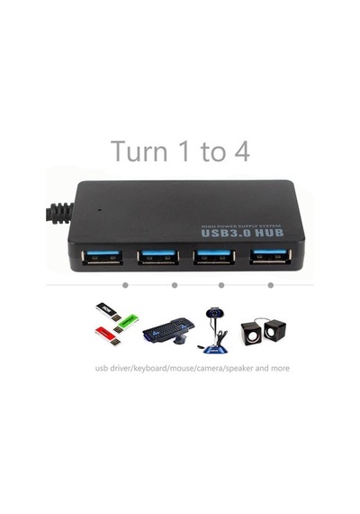 4 Port Usb 3.0 Hub Çoklayıcı Çoğaltıcı Çoklama (249344307)
