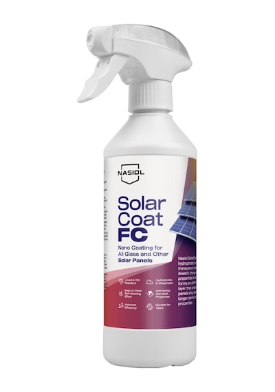 Nasiol Solarcoat Fc Tüm Güneş Panelleri İçin Koruyucu Nano Kaplama-500ml