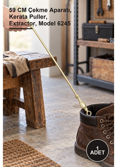 1 Adet Pirinç Kerata Çekecek 59 Cm Çekme Aparatı, Kerata Puller, Extractor, Model 6245