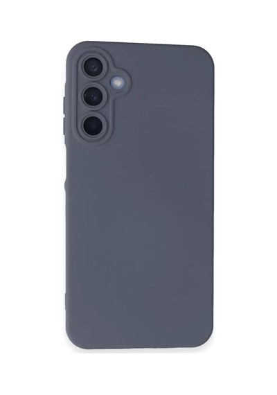Newface Samsung Galaxy A25 5g Kılıf Nano İçi Kadife Silikon - Gri