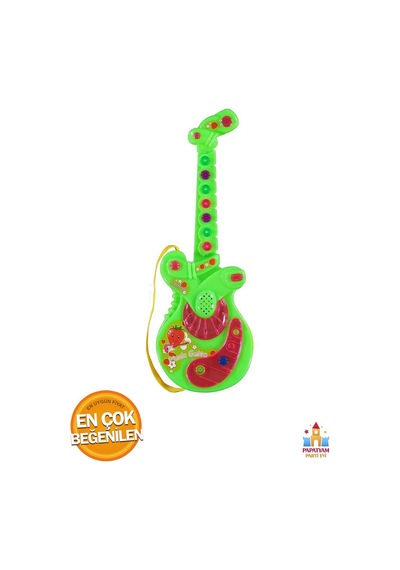 Türkçe Müzikli Işıklı Gitar Ve Direksiyon Seti - Çocuklar İçin Eğlenceli Oyuncaklar