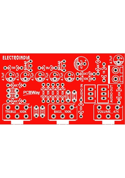 5 Adet Stereo Ton Kontrol Devresi Bc548 Transistörlü