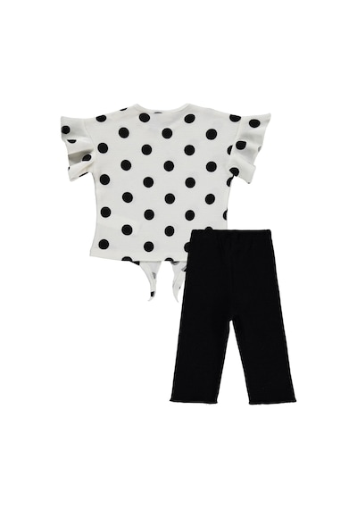 Civil Baby Puantiye Empirme Reçmeli 6-18 Ay Takım - Ekru