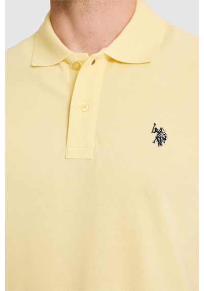 U.s. Polo Assn. Erkek Açık Sarı Tişört Basic 50322347-vr004 Acık Sarı