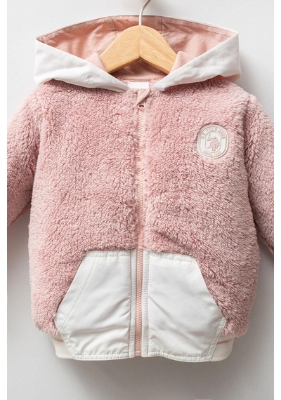 U.S. Polo Assn. U.s.polo Assn Kız Bebek Mont - Pudra Pudra
