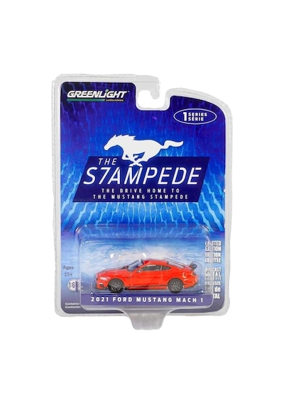Greenlight 2021 Ford Mustang Mach 1 1/64 Model Araba