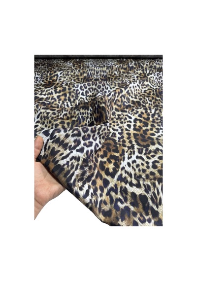 Su İtici Mikro Kumaş En 150 Cm Hasemalık Yağmurluk Outdoor 010 - 1 Kahverengi Leopar