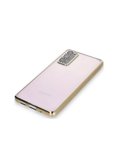 Tedar Samsung Galaxy Uyumlu S20 Fe Kılıf Razer Lensli Silikon - Gold Najmaddin standart