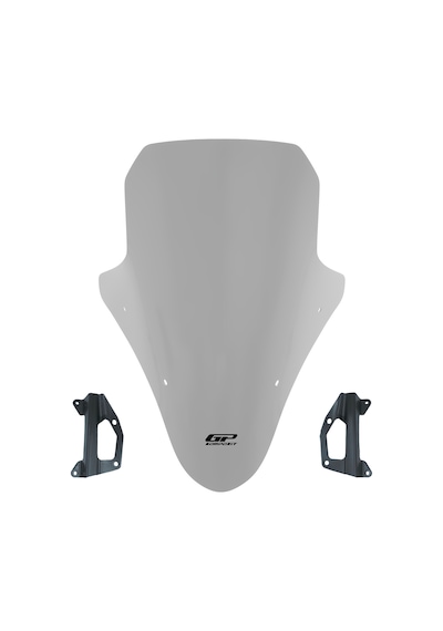 Gp Kompozit Honda Pcx 125 / 150 2018-2020 Uyumlu Ön Cam Gri 60cm