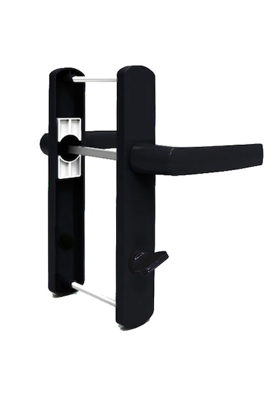 Aletçantam Pvc Banyo Wc Kapı Kolu Pimapen (Metal)- Siyah