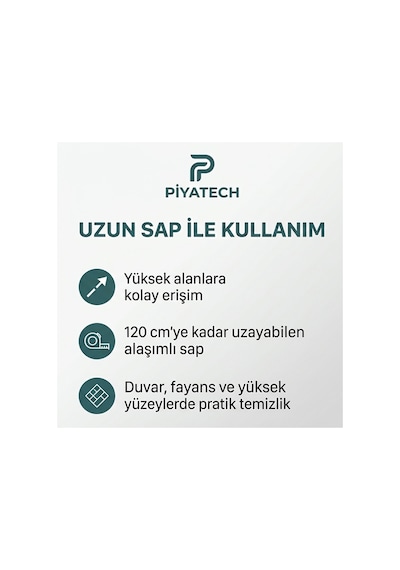 9'u 1 Arada Şarjlı Elektrikli Temizlik Fırçası - Çok Amaçlı Derinlemesine Temizlik Seti