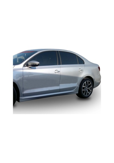 Volkswagen Jetta Uyumlu 2010-2017 Yan Marşpiyel Seti Plastik Parlak Siyah Boyalıdır