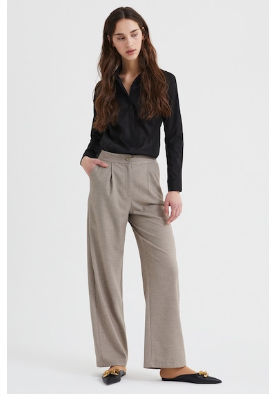 Stella Pulvis Siyah Slim Fit Gömlek Desenli