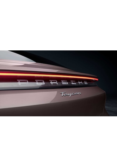 Porsche Taycan Yazı Krom