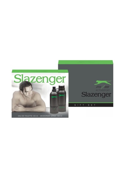 Slazenger Edt Erkek Parfüm  125 ML + Deo Active Sport Set Yeşil