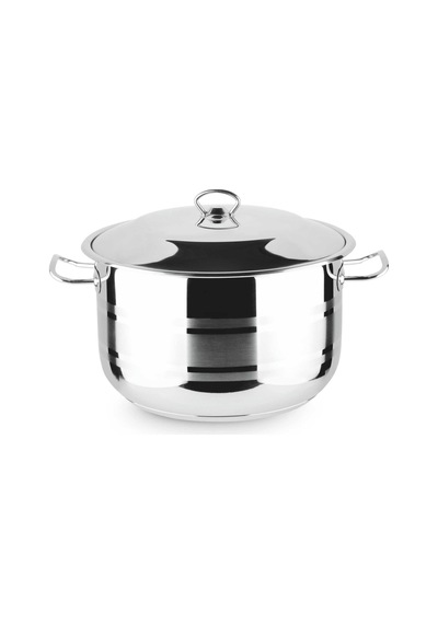 Lınes Sılver 24 Cm Derın Celık Tencere Metal Kulp