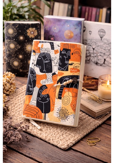 Kitap Kılıfı Modern Cubist