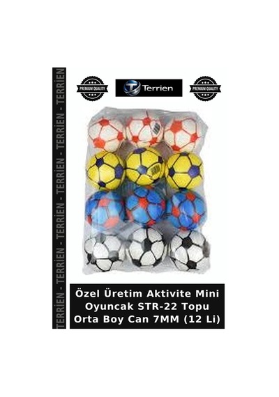 Özel Üretim Aktivite Mini Oyuncak Str-22 Topu Orta Boy Can 7mm 12 Li