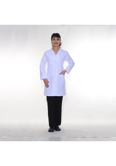 Bayan Dr. Önlük Apaj Yaka Çıtçıtlı