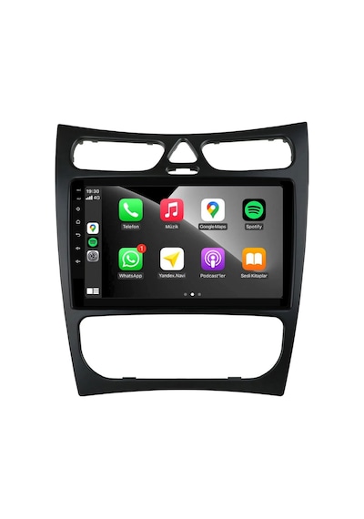 Mercedes Clk Araç Multimedya Android Ekran Carplay Navigasyon Double Teyp 2+32 9" 03-05 Black Cadence