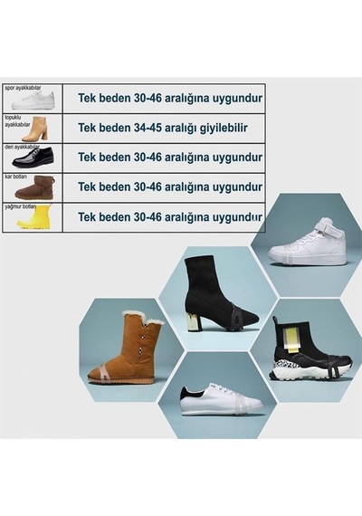 Sunup Sn-29278 Buz Patik Kayma Önleyici Ayakkabı Kar Zinciri Aparatı Siyah