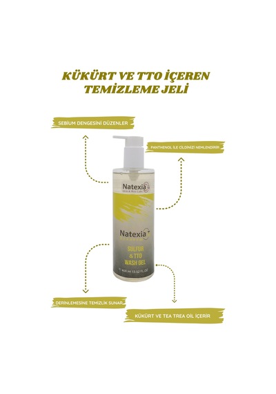 Natexia Kükürt Ve Tto İçeren Scaderm Sülfür&tto Yıkama Jeli 400 Ml