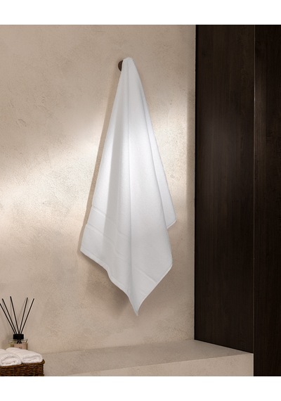 Celine %100 Pamuk Banyo Havlusu - Beyaz - 70x140 Cm 8684427342503 Çok Renkli