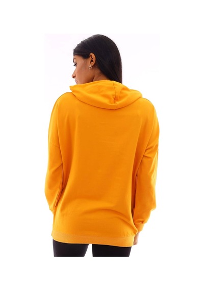 Gugus Basic Kapüşonlu Sweatshirt Sarı