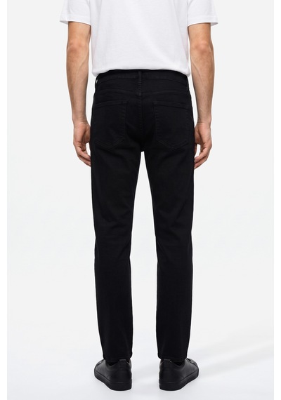 Mudo Erkek Erkek Siyah Slim Straight Fit Pantolon 1272458